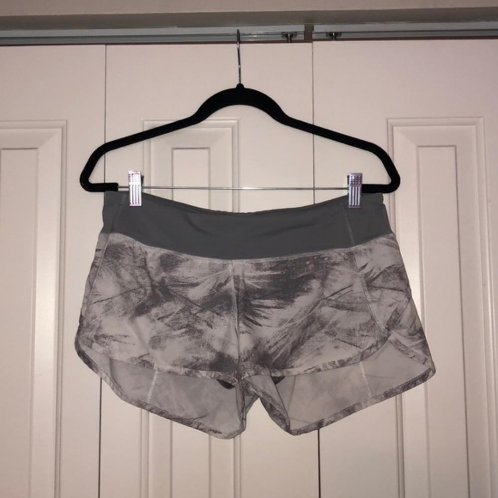 Lululemon speed shorts, size 8